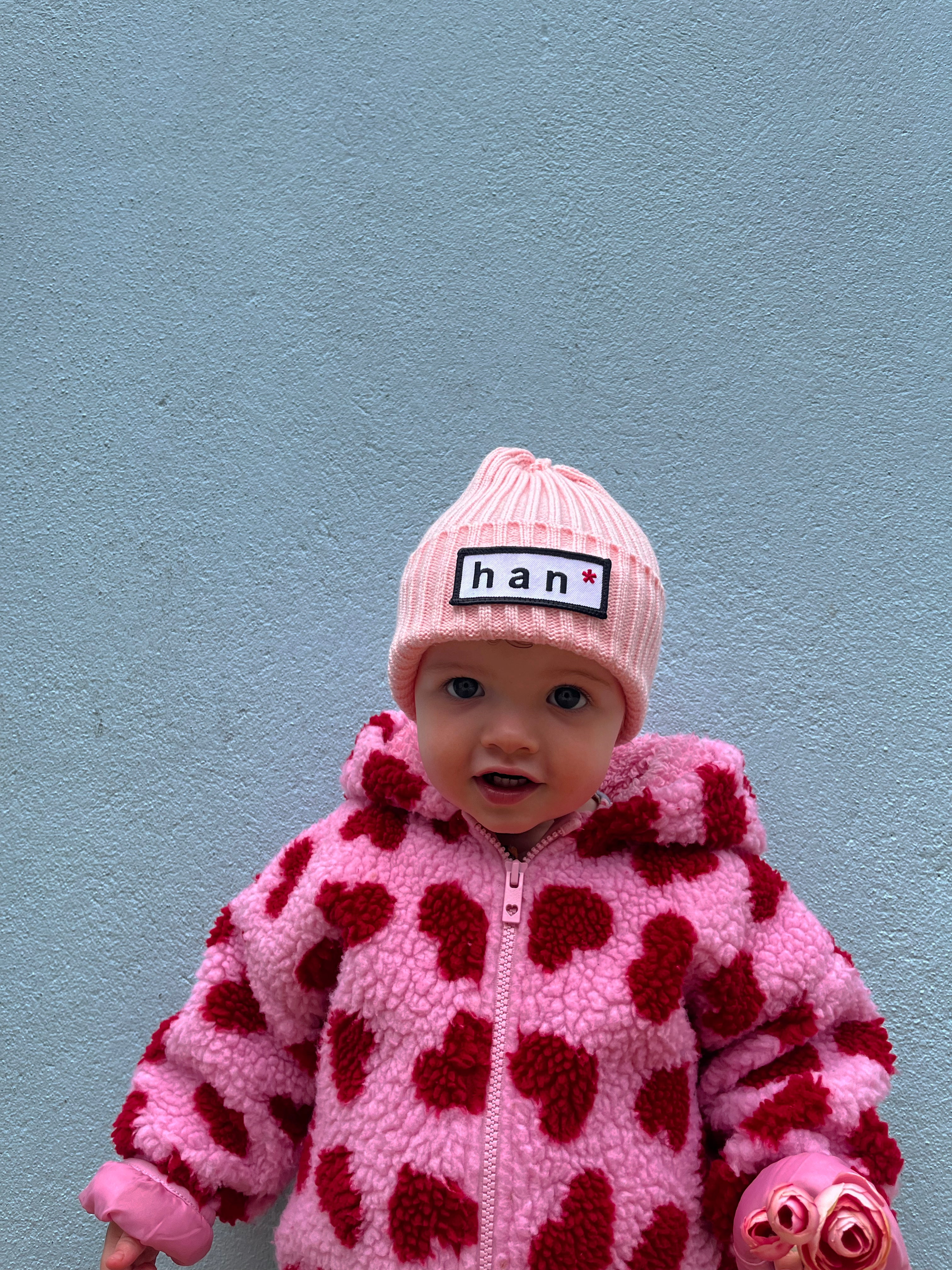 Pink toddler hat on sale