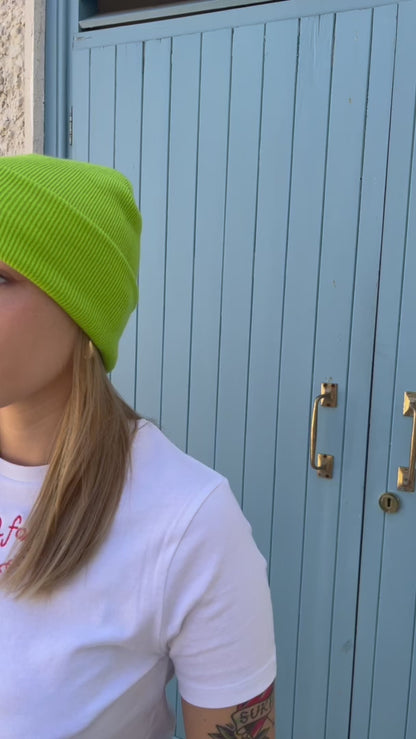 Lime Green Beanie